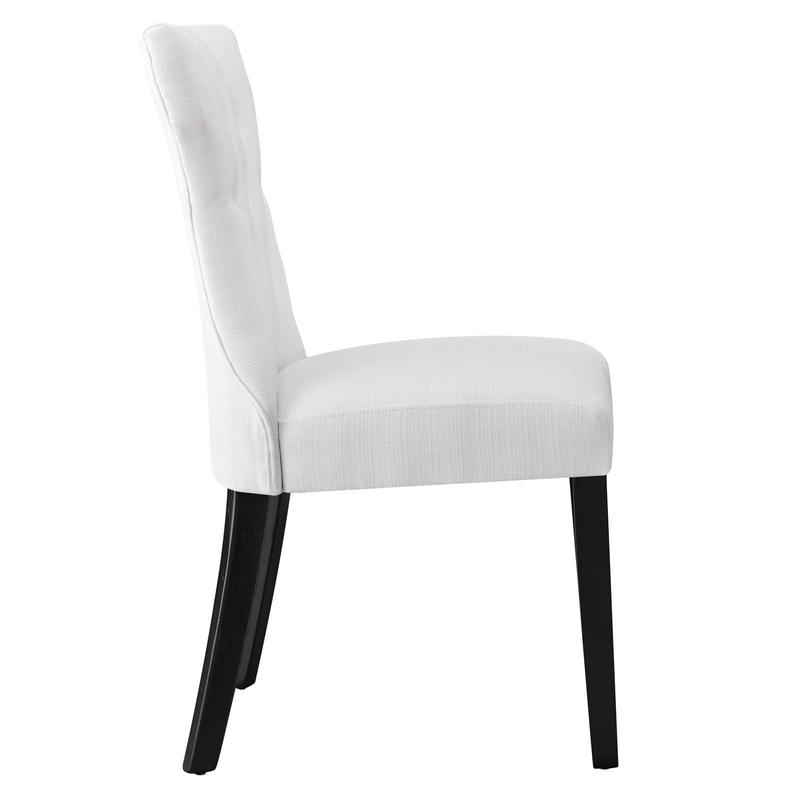Modway Silhouette Dining Side Chair in White