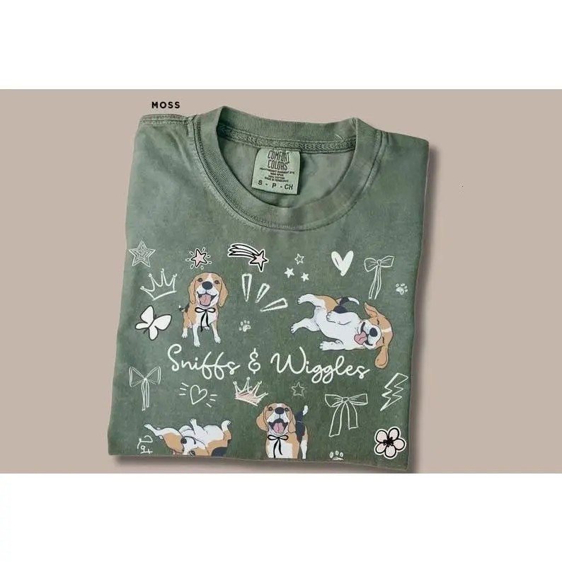 [Sale up to 50%] La vie de Beagle Shirt Cute Dog Lover T-shirt Trendy Doodle Comfort Colors Tee Beagle Mom Gift Beagle Puppy Top Funny Gift for Beagle Owner