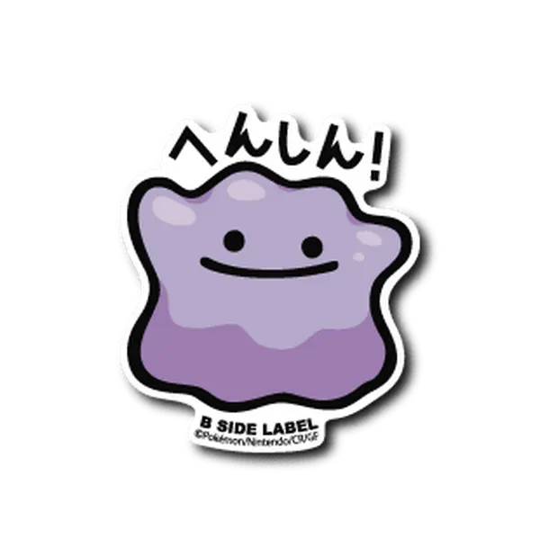 B-SIDE LABEL Pokemon Ditto Graphic Vinyl Sticker