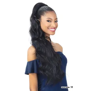 Organique Drawstring Ponytail - Loose Deep 28"