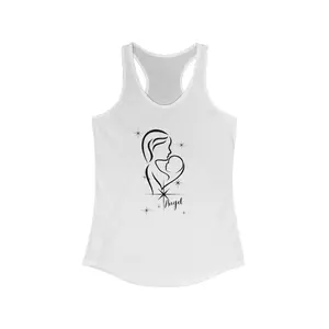 TATT-ME Mommy angel baby Women's Ideal Racerback Tank