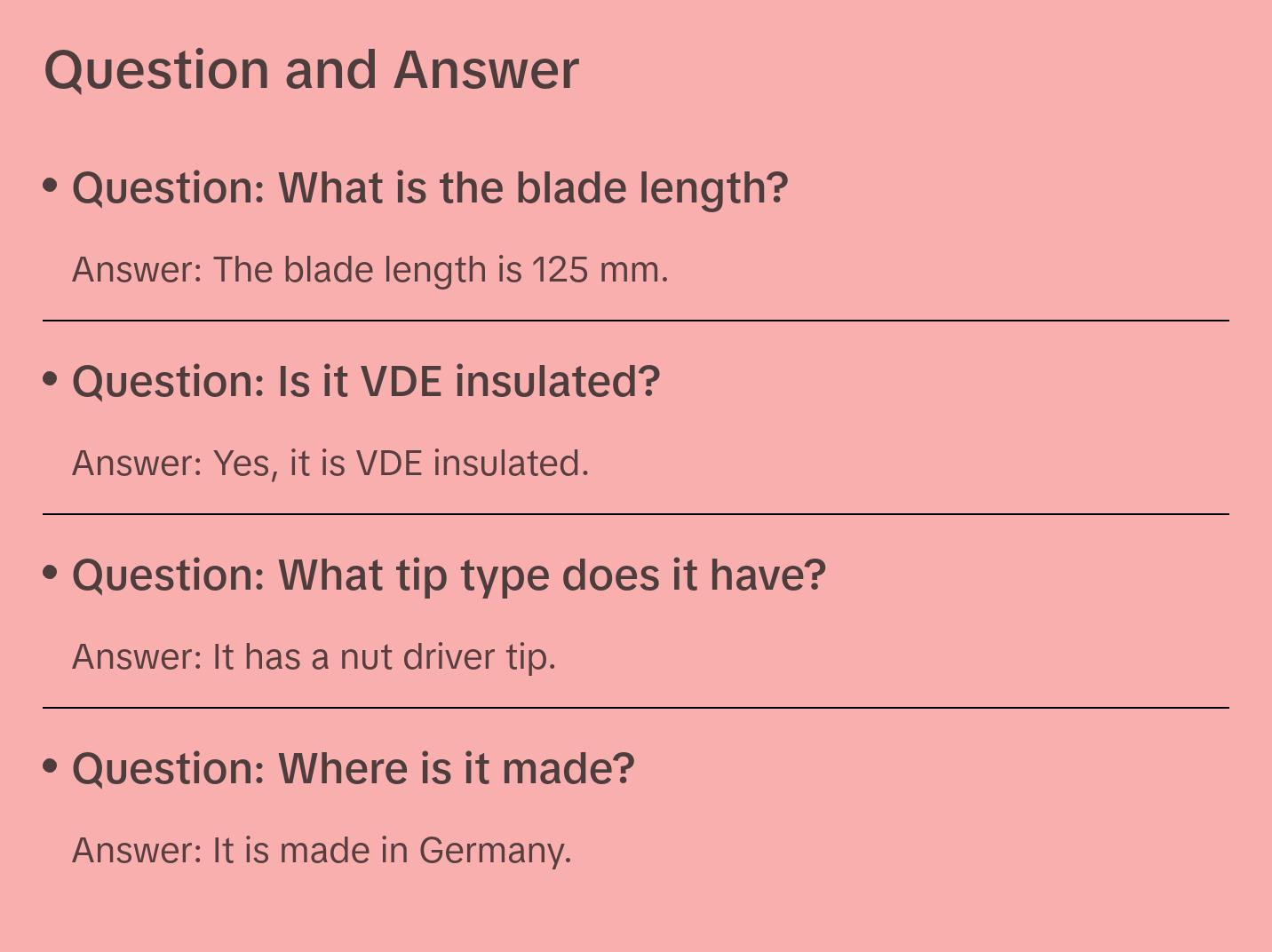 Wera 190 i VDE Insulated nutdriver, 7 x 125 mm