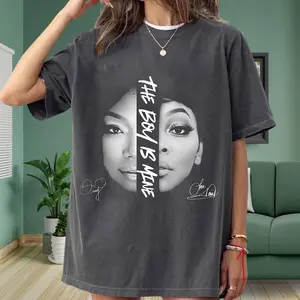 Brandy and Monica The Boy Is Mine Shirt, 90s RnB Inspired Tee, Vintage Aesthetic Graphic T-Shirt, Comfort Colors 1717 Unisex