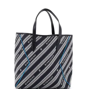 Pre-owned GIVENCHY Canvas Plain Tote Bags REBAG Bond Shopper Tote Logo Jacquard Canvas Medium by Rebag