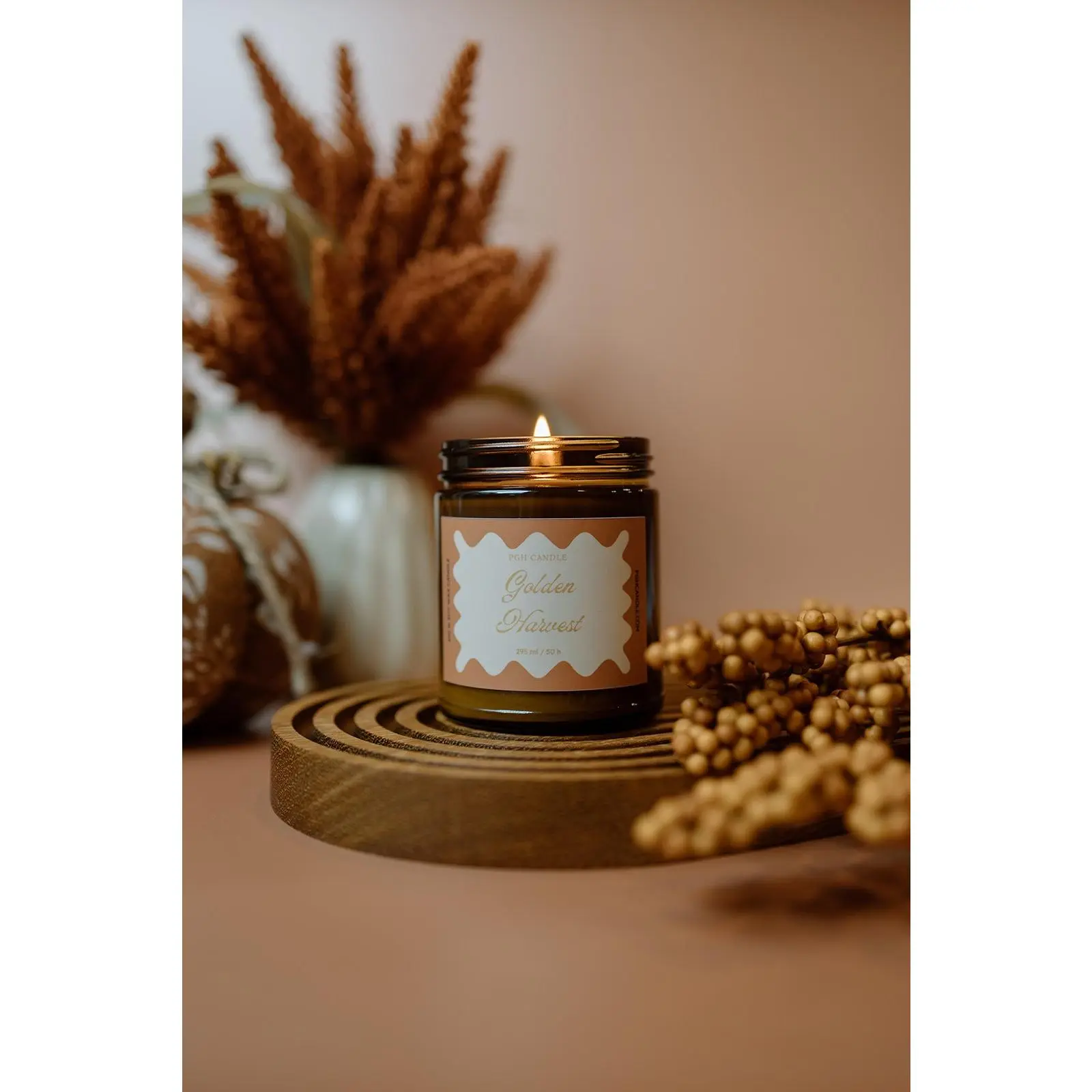 Golden Harvest - 100% soy wax candle