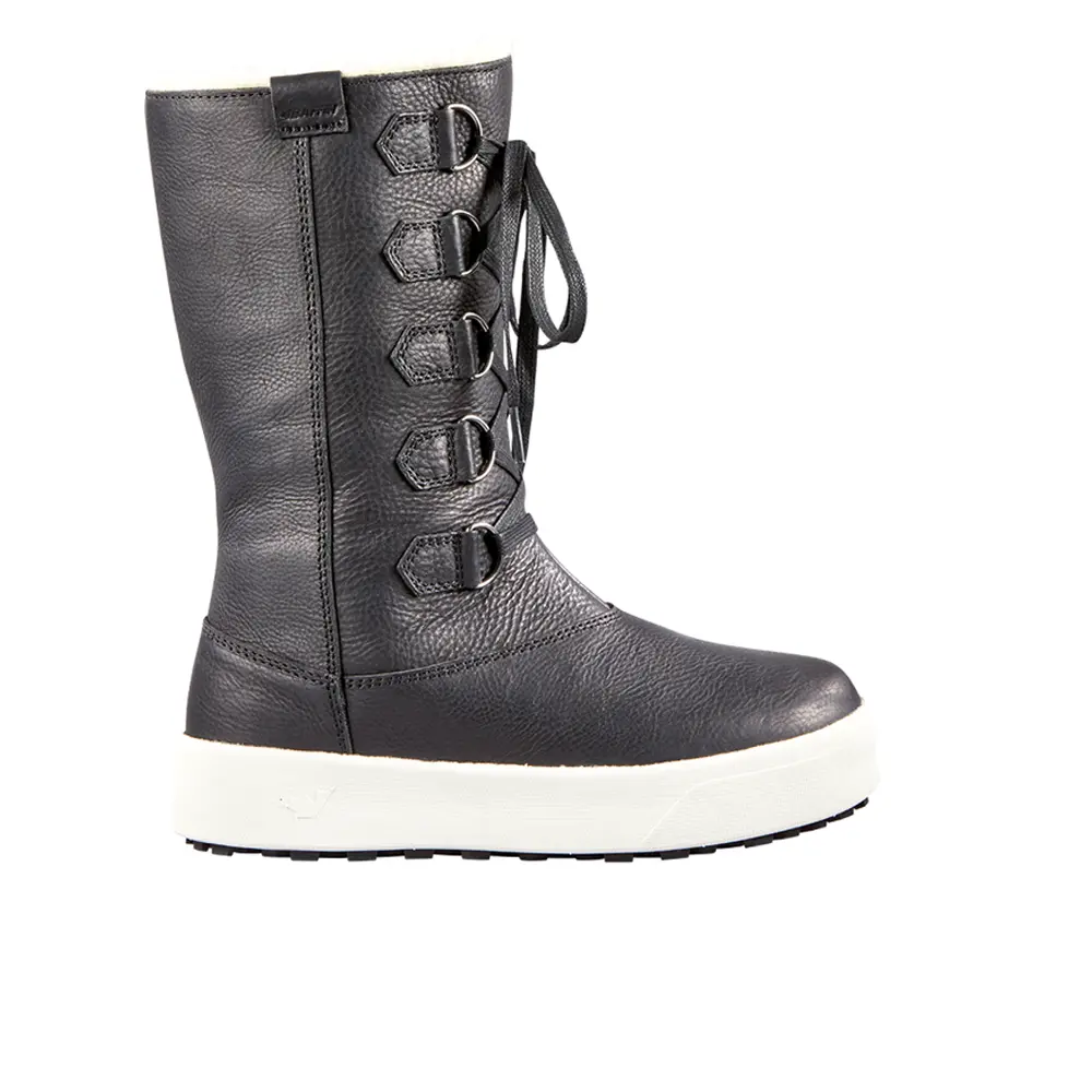 Baffin Womens Yorkville Waterproof Insulated Winter Snow Casual Boots Mid Calf - Black