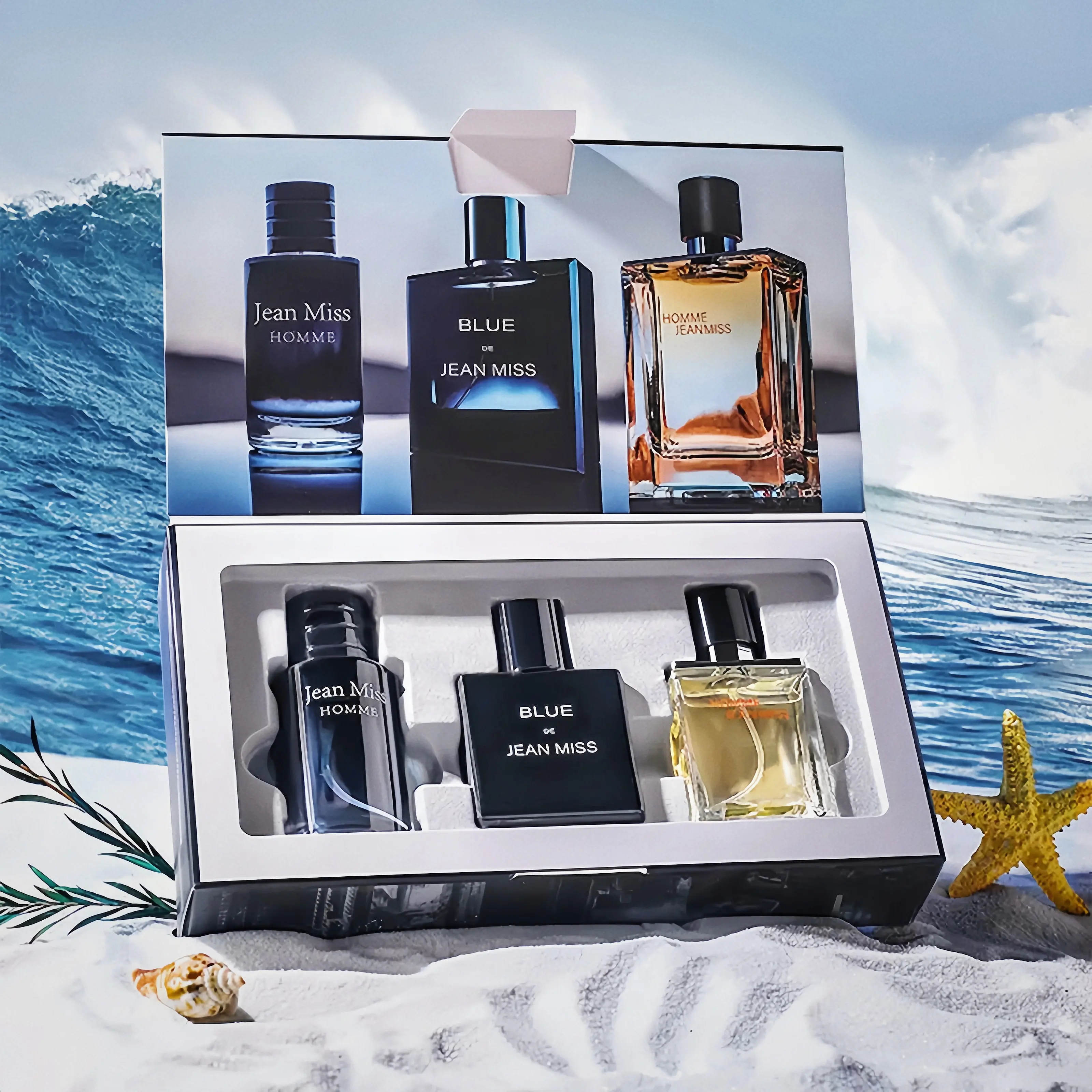 Men & Women Perfume Set | 3*30 Ml Liquid Fragrances |  Flower , Lemon & Musk | Long Lasting Perfume | Daily Scent | Ideal Gift For Couples | Dates & Gatherings | Women'S Perfume  | Summer Fragrance Men| Spray Gift Box | Portable Travel Size