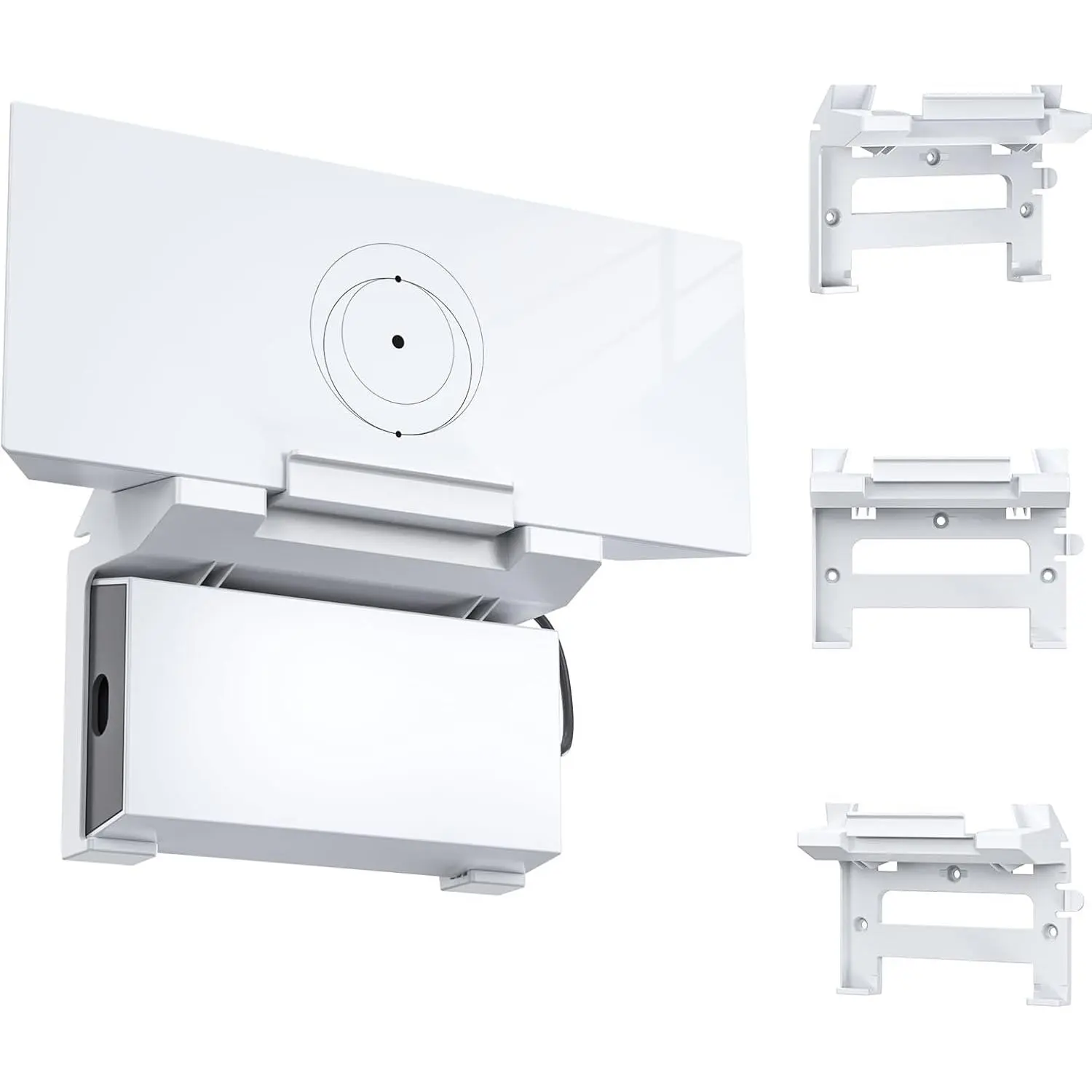 2 in 1 Starlink Gen 3 Router Mount & StarLink V3 Power Supply Brackets Holder - Star Link Internet Kit , Signal Integrity Space Saving, ABS Stability Wall Holder UTR-32 Holder
