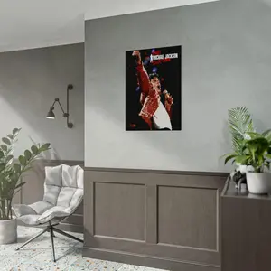 Michael Jackson Vintage Bad Tour Poster  Rolled Poster