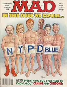 USED-MAD Magazine, No. 329, July/August 1994, In This Issue We Expose...NYPD Blue (Unknown)