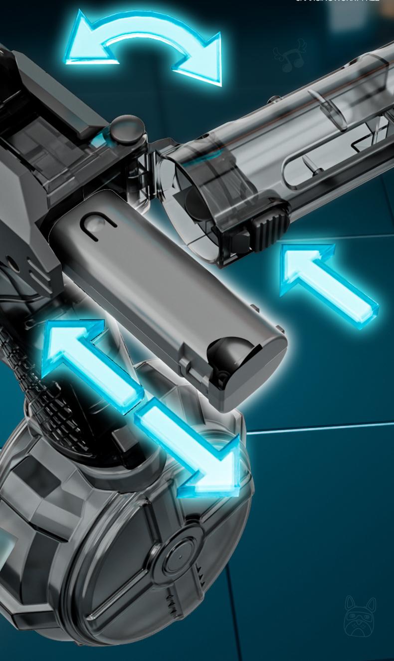 Flood Dragon 2026 New Automatic Electric Water Gun with Large Capacity Powerful Spray Super Long Shooting & Lighting Function USB Charging Cable Durable FlameSpray Toy Gift for Adults & Children