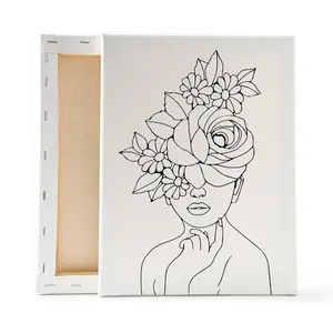 Garden Goddess Pre-Sketched Canvas