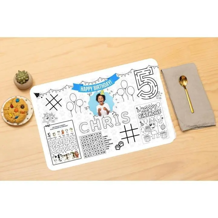 10 Placemats/ Activities Mat/ Coloring Sheet
