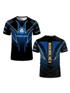 2026 Fighting Competition T-shirt Men's And Women's 3D Printed Top Summer Round Neck Sportswear Sports Jersey Men's Outdoor Short Sleeved Top Esports Jersey Athletic Workout Tops