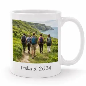Personalized White Ceramic Coffee 11 Oz Mugs Custom Photo Name Holiday Birthday