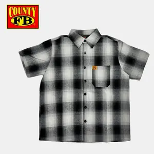 FB County Short Sleeve Checker Flannel Shirt