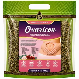 Ovaricon Herbal Tea Blend for Women’s Wellness Support – Natural Caffeine-Free Herbal Mix, Traditional Ingredients, 4oz (113g)