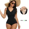JOSHINE Women's Swimsuit Shapewear- Tummy Control Swimwear, Full Coverage, Pleated V-Neck, U-Shaped Backless, Double-Layer Comfortable Versatile Bathing Suit for Women, Bathing Suits  Womenswear Bodysuit Compression