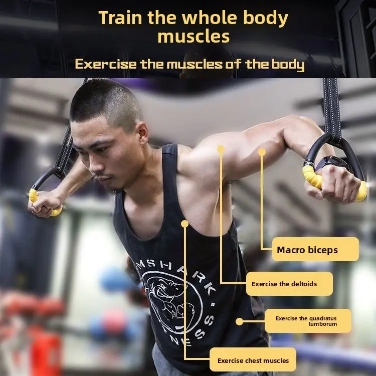 Ring Fitness Adult Children's Men's and Women's Home Sports Pull-up Horizontal Bar Indoor Gymnastics Stretching Psoas and Abs Training Ring Fitness Adult Children's Men's and Women's Home Sports Pull-up Horizontal Bar Indoor Gymnastics Stretching Psoas and Abs Training