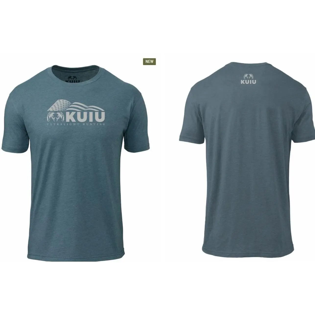 KUIU Flag Block Logo T-Shirt, Hunting Graphic Tee, Outdoor Adventure Shirt, Lightweight Performance Apparel, Gift Idea For Hunters And Outdoorsmen MWZ1Y