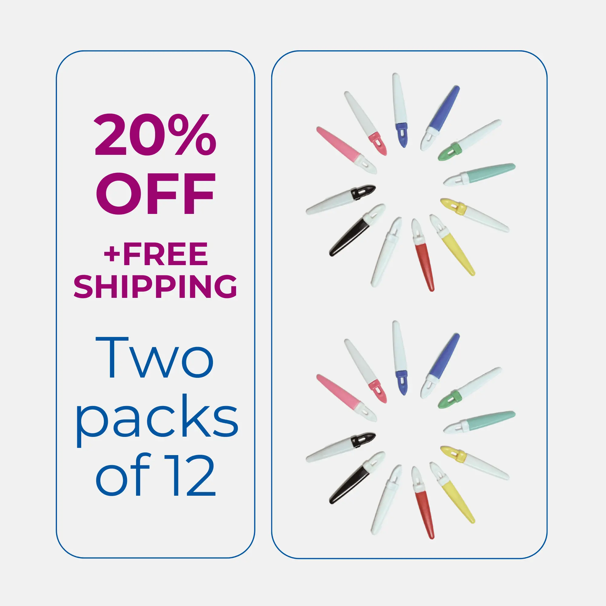 Perma Pic + Reusable Toothpick + Easy to Carry & Simple to Use (12-Pack)