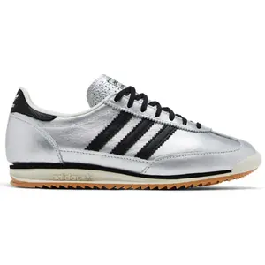 Adidas Originals Women's Silver/Black SL72 OG Sneakers, JH6363 (No Box)