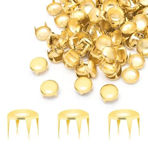 200Pcs Gold 12mm