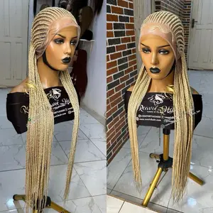 Full Lace Cornrow, Tribal Braids, Blonde Hair,