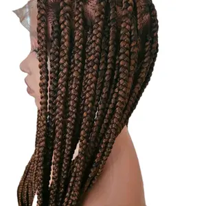 36 inches  chunk knotless braided wig