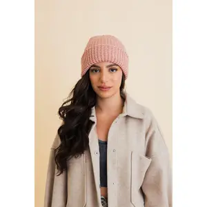 Toasty Waffle Puff Beanie