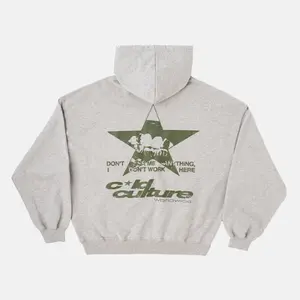 Cold Culturee Design STAR TEETH with Gildan Ash Hoodie - Trendy and Comfortable Gildan Hooded Sweatshirt, Perfect for Casual Wear, Comfortable and Relaxed Fit Pullover