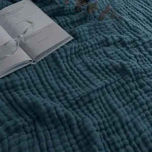 Adult Muslin Blanket in Neptune