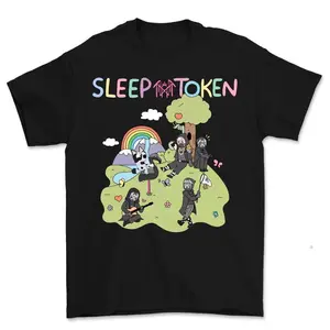 Funny meme Sleep Token flamingo Band Tee, The Even In Arcadia, Concert Tour 2025 Tee,  Crewneck,  Shortsleeve