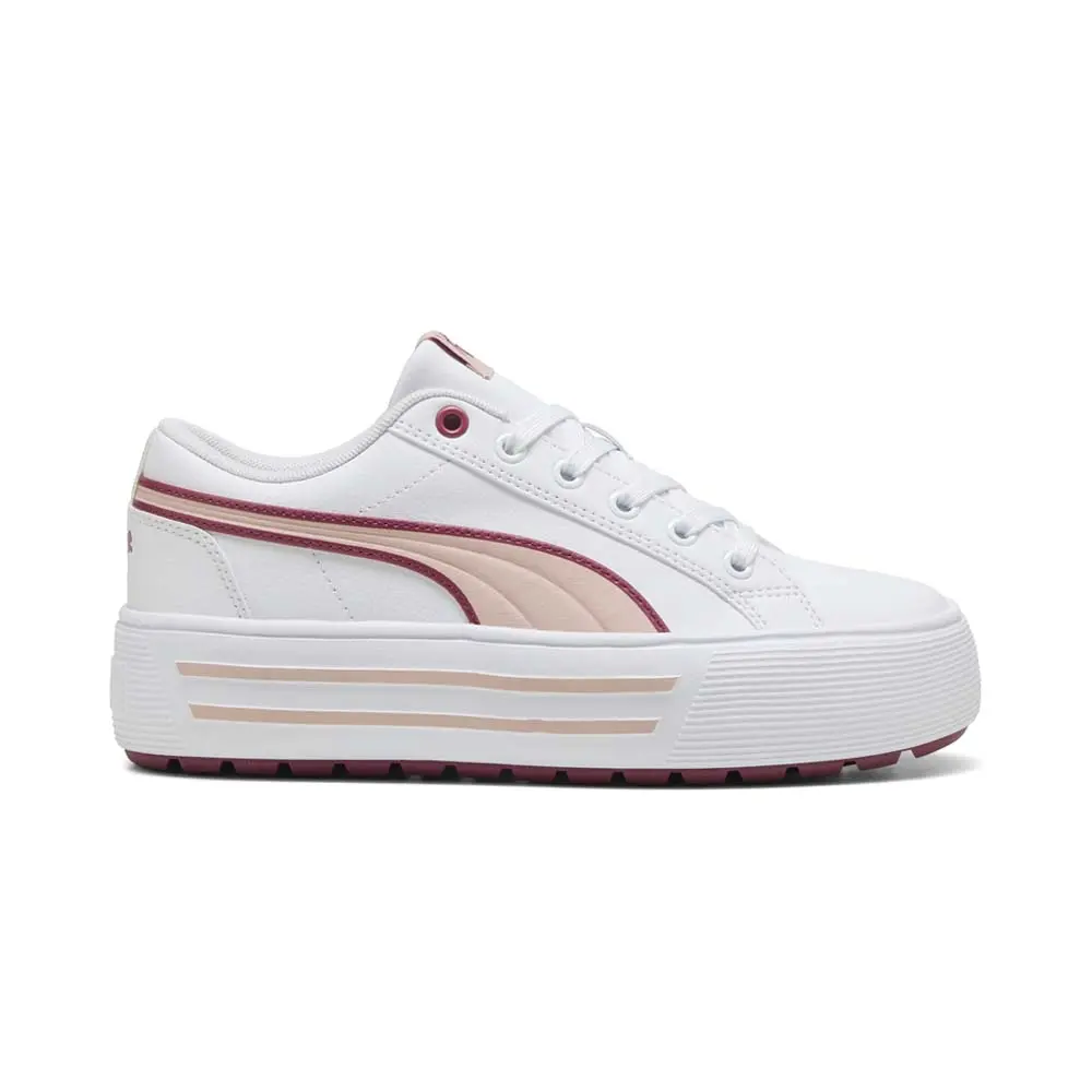 PUMA Womens Kaia 2.0 Platform Sneakers Shoes Casual - White