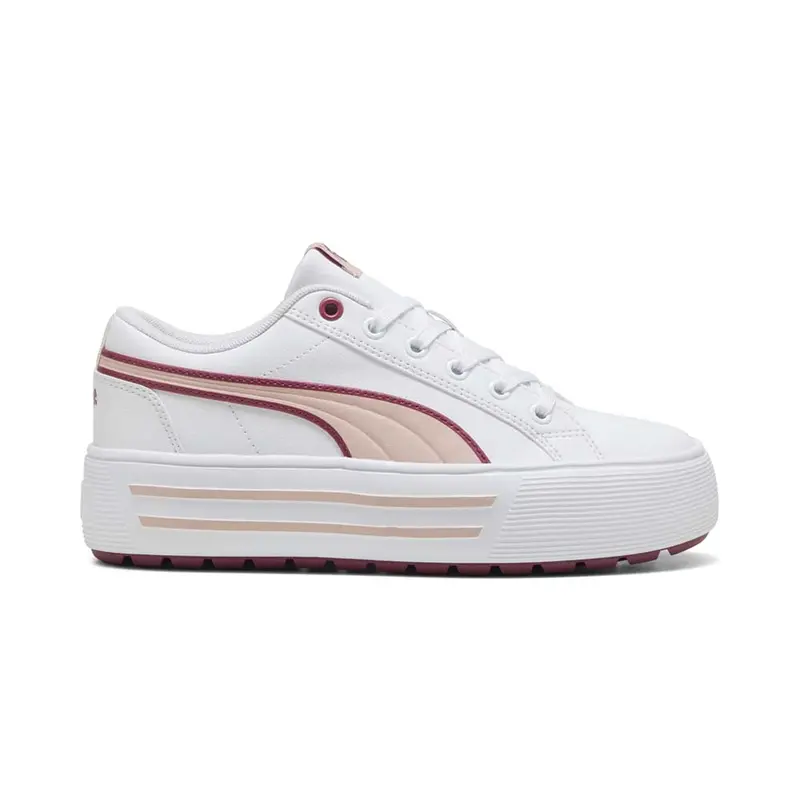 PUMA Womens Kaia 2.0 Platform Sneakers Shoes Casual - White
