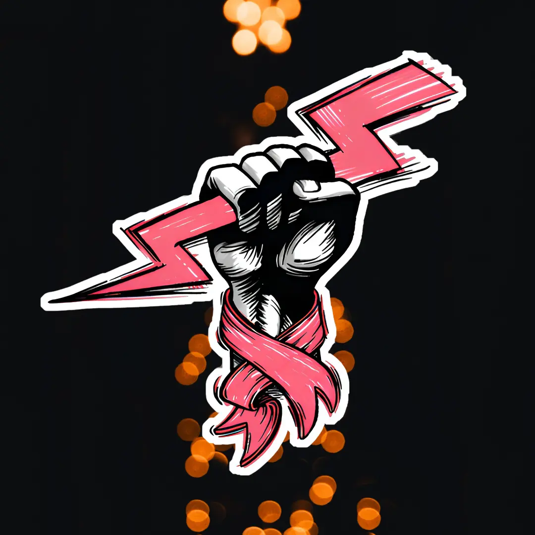 Pink Lightning Sticker, LINEMAN Hard Hat Sticker, Blue Collar Stickers, Gift for Electrician, Decals for Hard Hat- Toolboxes- Helmet.