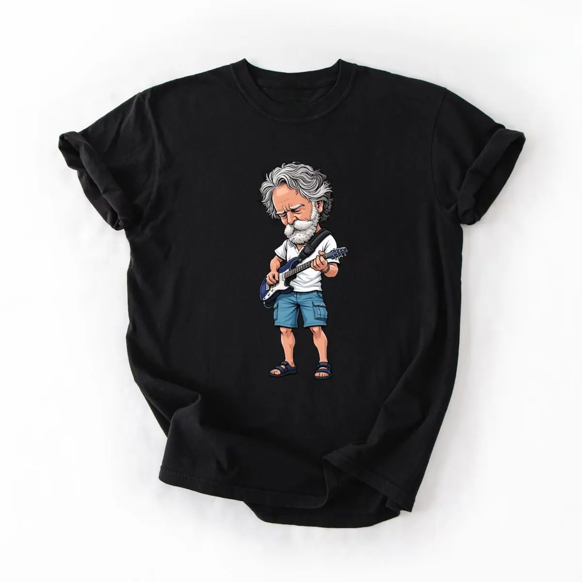 Women's Music-Themed Printed Cotton T-Shirt - Short-Sleeve, Round Neck, Soft Fabric, Fitted Lady Fashion Streetwear Top, All-Season Casual Mama Tee