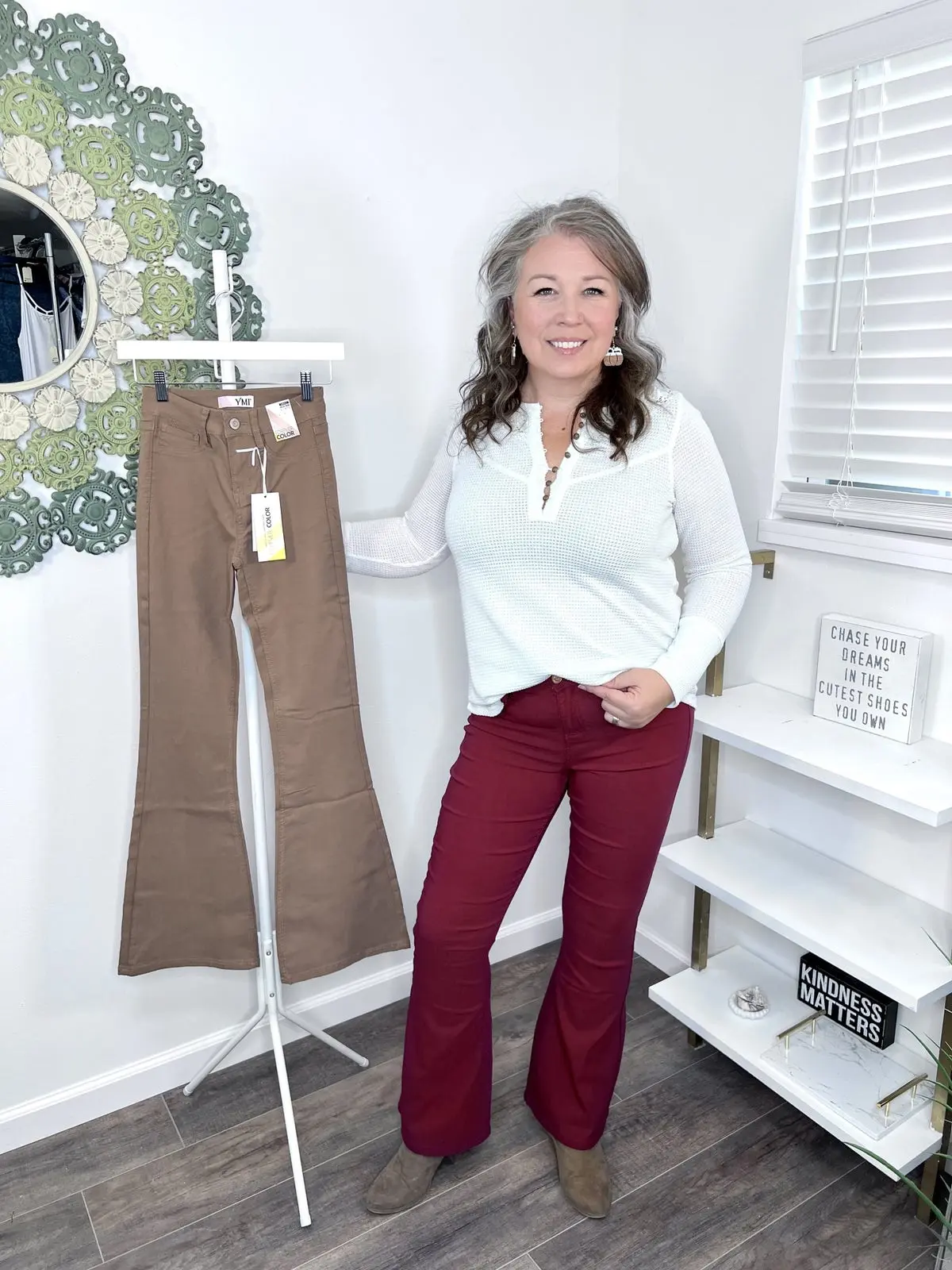 YMI High Rise Hyper-Stretch Bootcut Flare Pants