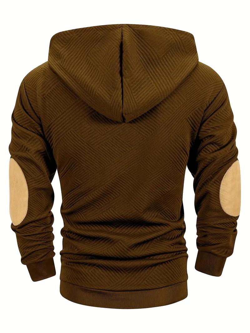 Men's casual fashion suit knitted jacquard sweatshirt and pants two-piece set Men's casual fashion suit knitted jacquard sweatshirt and pants two-piece set