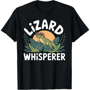Best Lizard Art for Men Women Reptile Lizard Lover T-Shirt