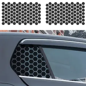 1Set Universal Hexagonal Honeycomb Car Window Tint Decoration Self-Adhesive Truck Vinyl Stickers Waterproof Sunscreen Decals