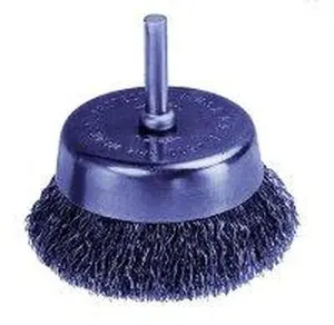 Lisle LIS14020 2-1/2 in Steel Wire Cup Brush for Home Supplies, Home Care Tasks