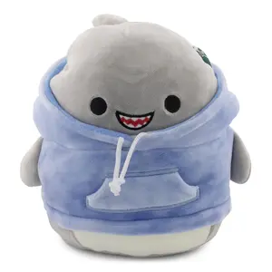 Squishmallows Hoodie Squad 8 Inch Plush | Gordon The Shark