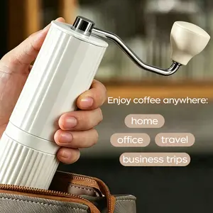 Coffee bean grinder, hand cranked coffee grinder