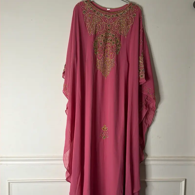 Lady's Formal Long Bubu Gown - Chic Design, Premium Fabric, Formal Wear for Special Occasions