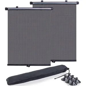 2 Pack Car Window Shades Car Window Shade,Retractable Sun Shade for Car Window,Car Sun Shade effectively block UV rays and harsh sunlight,Car Window Shades for Side Window (15.7"x18.5") - Home Improvement. Sunshade Cover