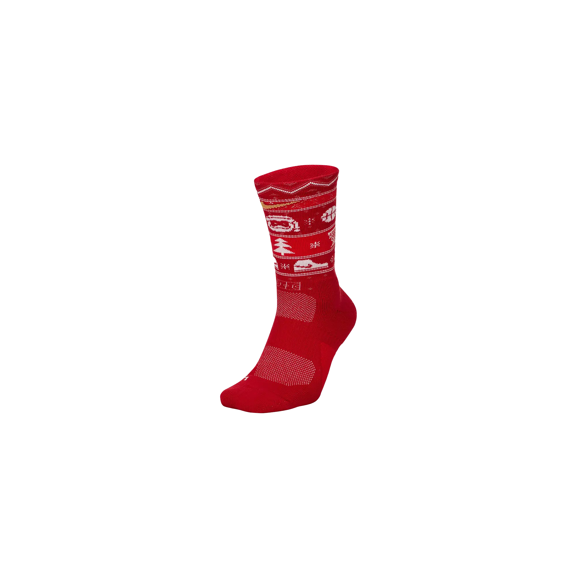 ELITE CHRISTMAS CREW SOCKS GYM "Red/White/Club Gold" SX7866 687