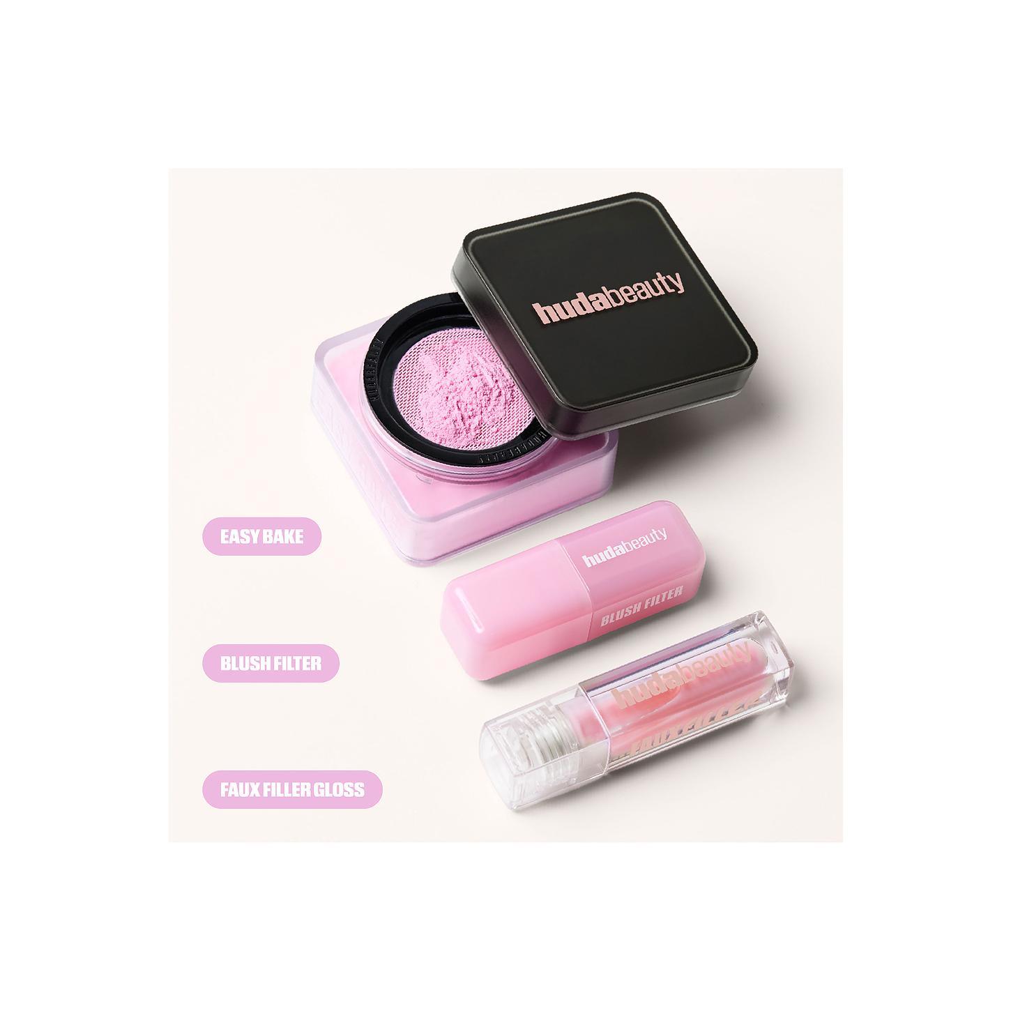 Huda Beauty Easy Bake Loose Powder in Ube Birthday Cake