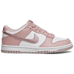 Nike Dunk Low GS 'Pink Glaze' - Pink Glaze/White/Pomegranate Colorway DO6485-600 Women's Low-Top Sneakers