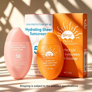 Multi-Effect Repair Clear Barrier Hydrating Facial Sunscreen, SPF Moisturizing Balm, Waterproof Sweatproof Long-Lasting Protection, Ideal for Outdoor Use